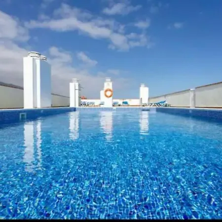 شقة Estudio Con Piscina Y Aire Acondicionado En El Centro Del *